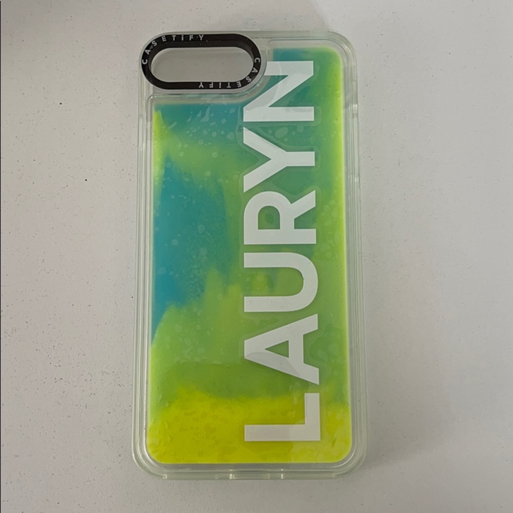 Brand new “LAURYN” casetify case iPhone 8 Plus